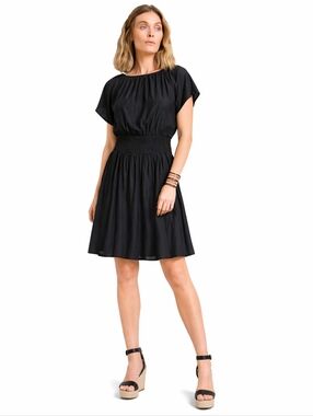 NEW LOLA & SOPHIE Dollan Sleeve Black Short Dress Small